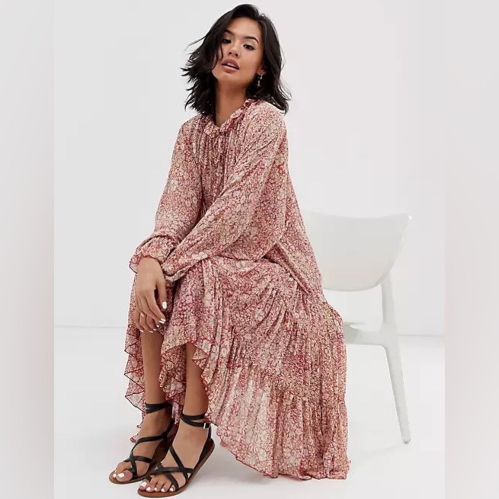 Free people floral maxi dress